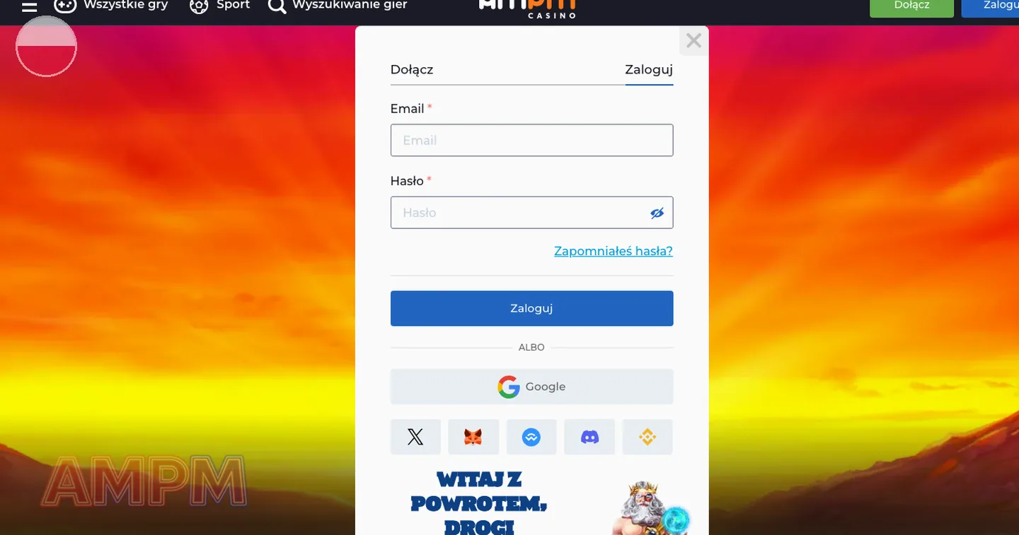 logowanie – AMPM Casino: logowanie i gra na ios bez instalowania 