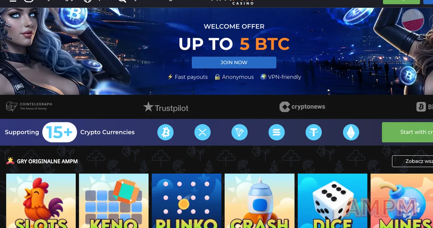 bonus powitalny – AMPM Casino: rodzaje promocji od AMPM Casino