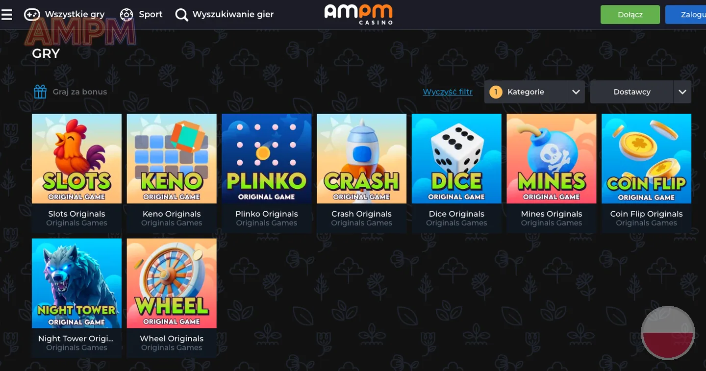 bonus powitalny – AMPM Casino: warunki obrotu i termin ważności bonusu