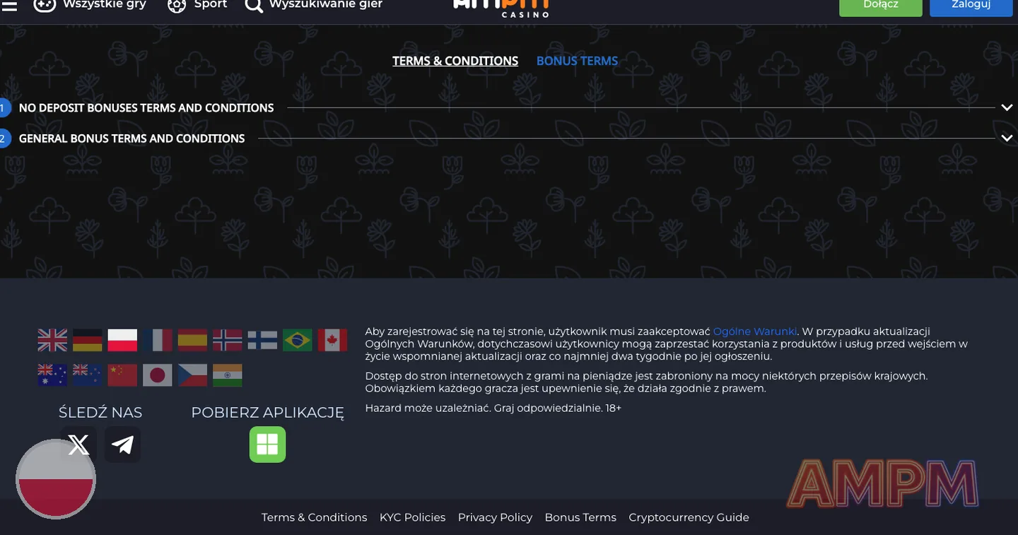 bonus powitalny – AMPM Casino: jak aktywować kod promocyjny AMPM Casino