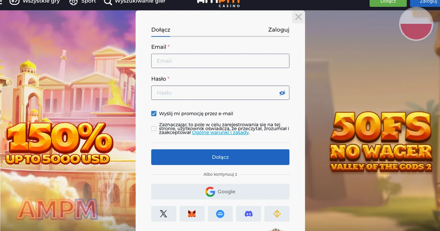 AMPM Casino: rejestracja rejestracja – AMPM Casino